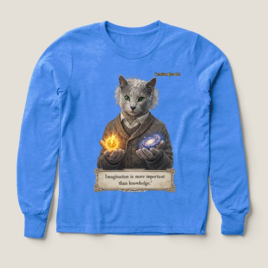 Russisch Blauw Einstein Kat - Verbeelding (Voorkant)