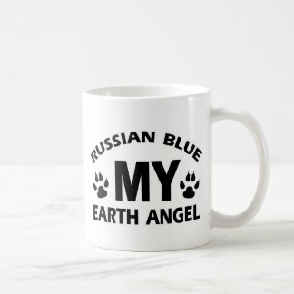 russisch blauw katteontwerp koffiemok