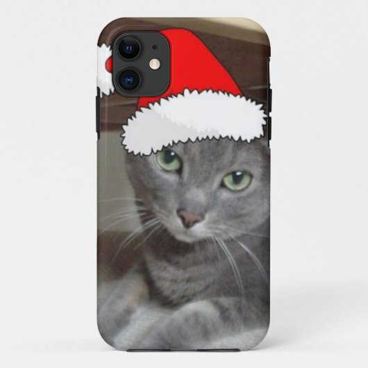 Russisch blauw kerstfeest Case-Mate iPhone case (Achterkant)