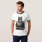 Russisch Blauwe Archimedes Kat T-shirt (Voorkant volledig)