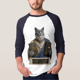 Russisch Blauwe Postduivin Kat T-shirt
