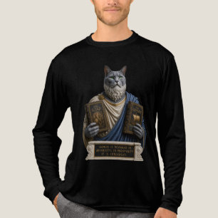 Russisch Blauwe Postduivin Kat Tri-Blend Shirt