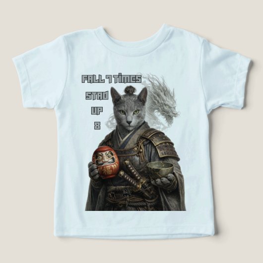 Russisch Blauwe Samurai Kat (Design voorkant)