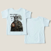 Russisch Blauwe Samurai Kat (Ontwerp Voorkant & Achterkant)