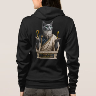 Russisch Blauwe Socrates Kat Hoodie