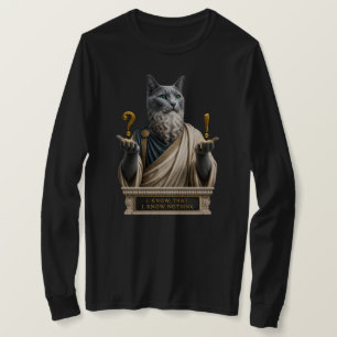 Russisch Blauwe Socrates Kat T-shirt