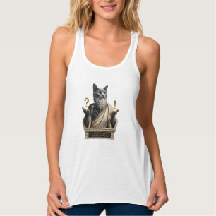 Russisch Blauwe Socrates Kat Tanktop