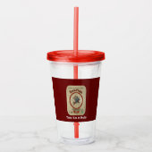 Russisch Bogatyr Beer Acryl Drinkbeker (Voorkant)