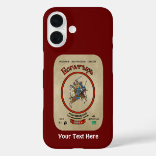 Russisch Bogatyr-bier iPhone 16 Hoesje