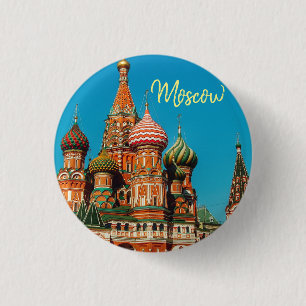 Russisch Button Pin op het Rode Plein in Sint-Basi