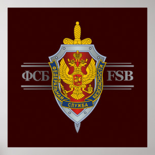 Russisch FSB Poster