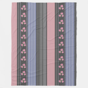 Russisch, gestreept, lappendeken fleece deken