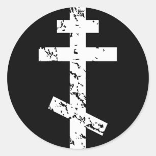 Russisch-Grieks-Byzantijns-Western Rite-orthodox Ronde Sticker