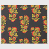 Russisch hohloma-pakpapier cadeaupapier (Vlak)