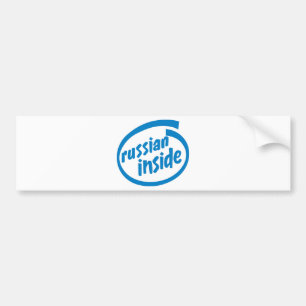 Russisch Inside Bumpersticker