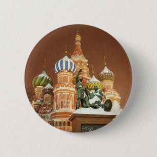 Russisch kathedraal ronde button 5,7 cm