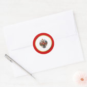 Russisch Keizerlijke Kam Stickers (Envelop)