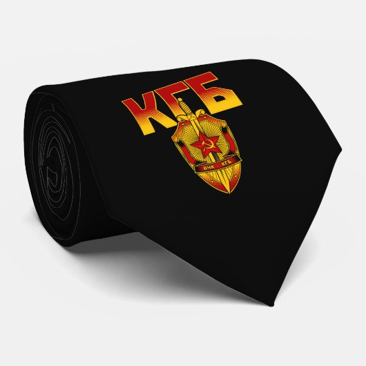 Russisch KGB Badge Sovjettijdperk Stropdas (Opgerold)