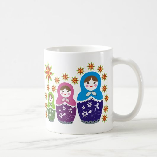 Russisch Matryoshka Doll Mokken (Rechts)