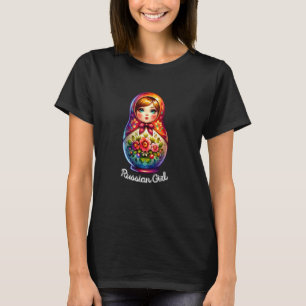Russisch meisje! Rusland Matryoshka Russisch voor T-shirt