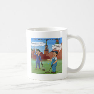 Russisch Metal-Ing Funny Gifts van Rick London Koffiemok