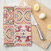 Russisch model boho chic theedoek (Quarter Fold)