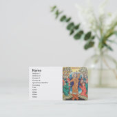 Russisch mozaïekpictogram visitekaartje (Staand voorkant)