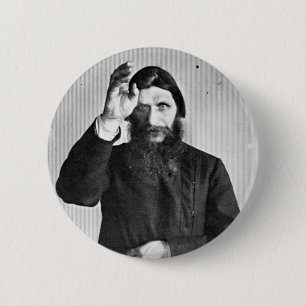 Russisch Mystic Grigori Yefimovich Rasputin Ronde Button 5,7 Cm