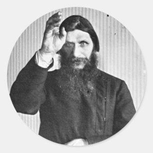 Russisch Mystic Grigori Yefimovich Rasputin Ronde Sticker