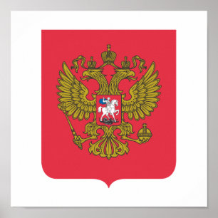 Russisch nationaal embleem poster