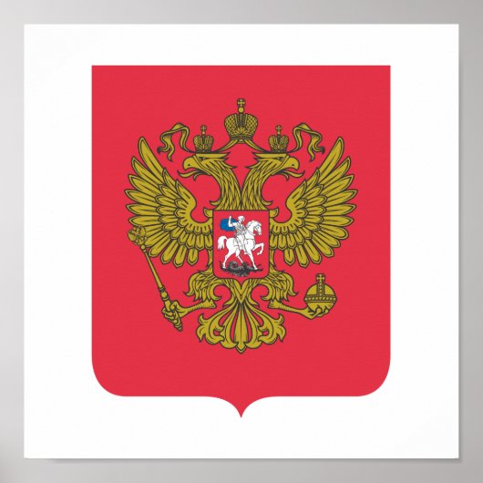 Russisch nationaal embleem poster (Voorkant)