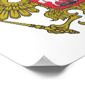 Russisch nationaal embleem poster (Hoek)