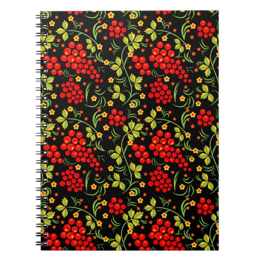 Russisch nationaal patroon notitieboek (Voorkant)