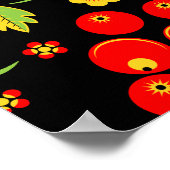 Russisch nationaal patroon poster (Hoek)