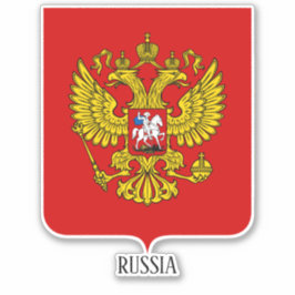 Russisch nationaal wapenschild sticker