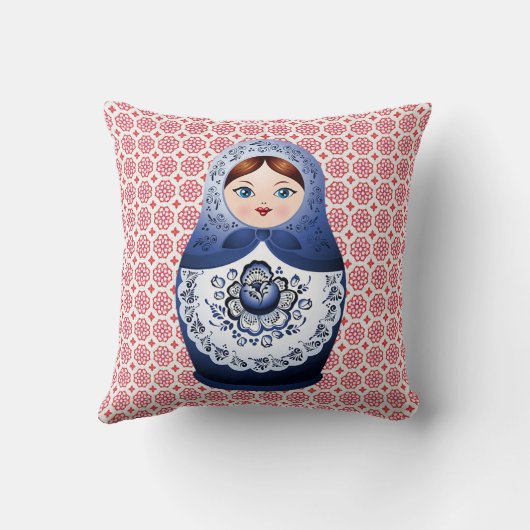 Russisch nestpop Scandinavisch Sierkussen (Achterkant)