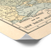 Russisch Oekraïne - plattegrond 1923 Poster (Hoek)