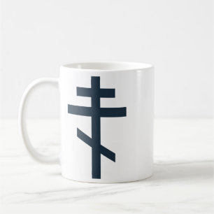 Russisch-orthodox kruis koffiemok