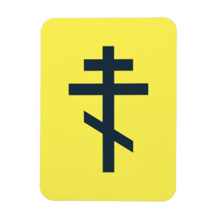 Russisch-orthodox kruis magneet