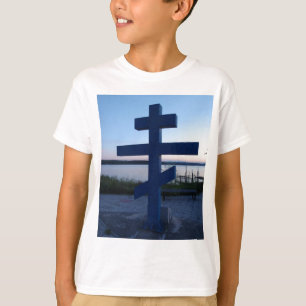 Russisch-orthodox kruis t-shirt