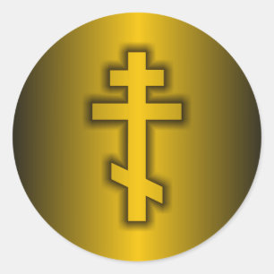 Russisch-orthodox Ronde Sticker