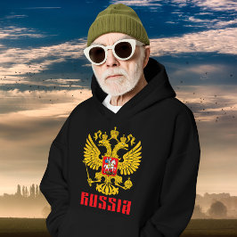 Russisch-orthodoxe Eagle Flag Hoodie