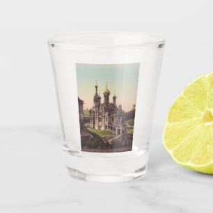 Russisch-Orthodoxe Kerk in Moskou Shot Glas