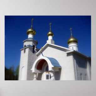 Russisch-orthodoxe kerk poster