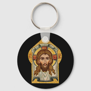 Russisch orthodoxe mozaïekpictogram sleutelhanger