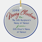 Russisch orthodoxe symbool - Gepersonaliseerd Keramisch Ornament (Achterkant)