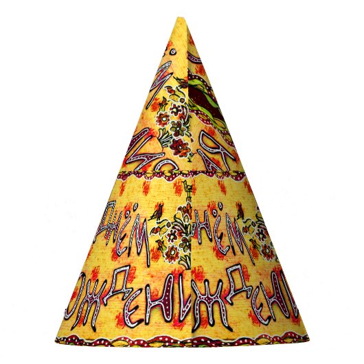 Russisch Pet van Happy Birthday Party Feesthoedjes (Achterkant)