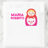 Russisch pop naam id label sticker (Tas)