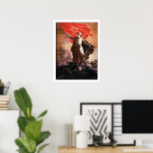 Russisch propagandaPoster uit WWII Poster (Thuiskantoor)