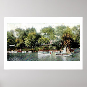 Russisch River Boating Poster Print